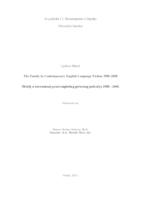 The Family in Contemporary English Language Fiction 1980-2008