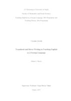 Translated and Direct Writing in Teaching English as a Foreign Language