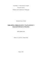 Obilježja "odraslosti u nastajanju" u različitim kulturama