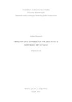 Obrazovanje i politička polarizacija u Republici Hrvatskoj