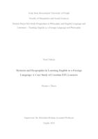 Dyslexia and Dysgraphia in Learning English as a Foreign Language: A Case Study of Croatian EFL Learners