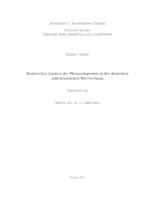 prikaz prve stranice dokumenta Kontrastive Analyse der Phraseologismen in Bierwerbungen