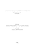 prikaz prve stranice dokumenta Epistemic Modality in Academic Discourse in the Croatian and English Language