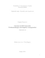 prikaz prve stranice dokumenta Literatur im DaF-Unterricht: Problemstellung und mögliche Lösungsansätze