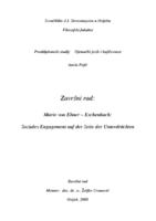 prikaz prve stranice dokumenta Marie von Ebner –– Eschenbach