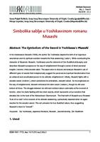 prikaz prve stranice dokumenta Simbolika sablje u Yoshikawinom romanu Musashi