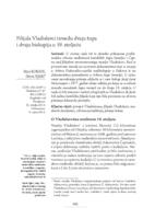prikaz prve stranice dokumenta Filijala Vladislavci između dvaju župa i dvaju biskupija u 19. stoljeću