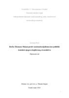 prikaz prve stranice dokumenta Thomas Manns Kampf gegen den Nationalsozialismus als politischer Kontext seines literarischen Schaffens / Borba Thomasa Manna protiv nacionalsocijalizma kao politički kontekst njegova književnog stvaralaštva